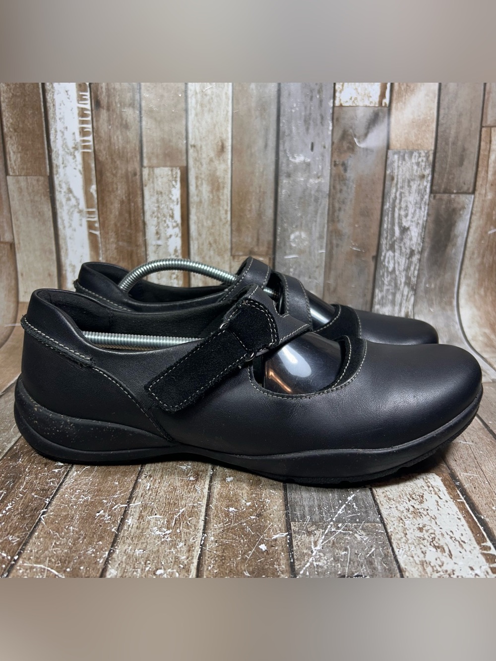 Clarks Roseville Jane Women Black Mary Jane Shoes Size 8 Leather